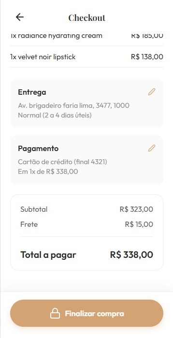 Checkout Payment