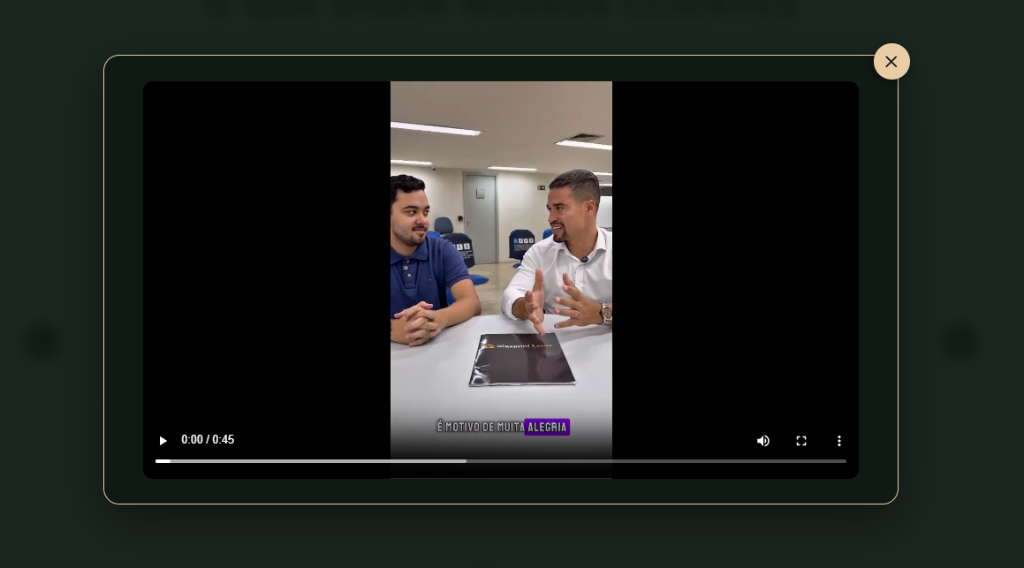 Giovanni Leme Prova Social Vídeo