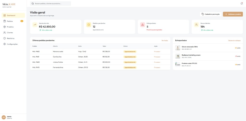 Admin Dashboard